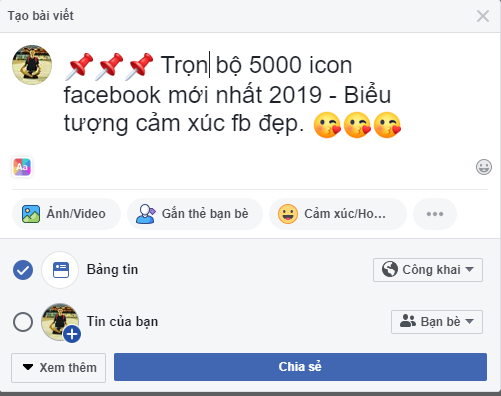 10.000+ ICon Facebook 2020 Mới Nhất - Full Biểu Tượng Cảm Xúc FB
