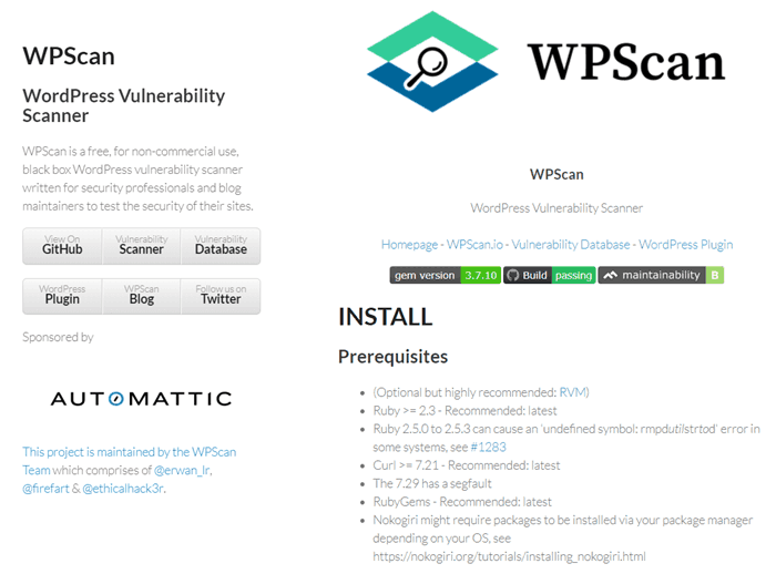 Công cụ WPScan