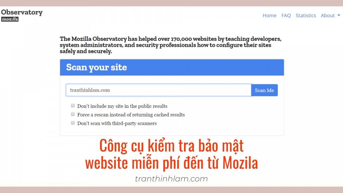 công cụ kiểm tra bảo mật website Mozila
