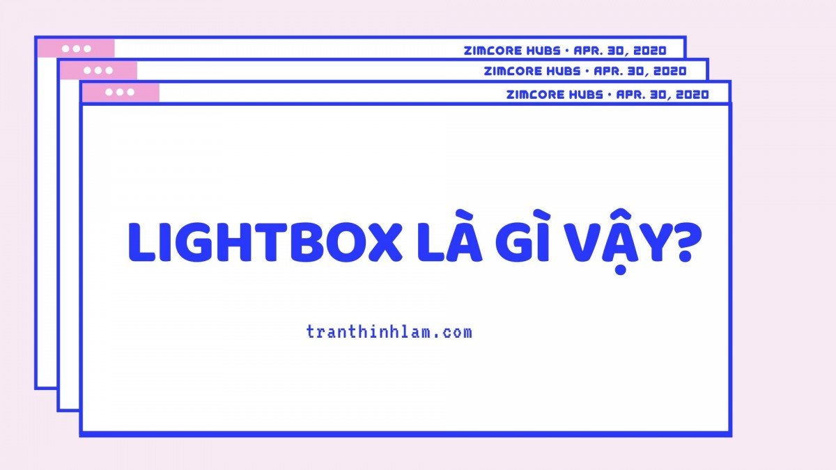 lightbox nghĩa là gì