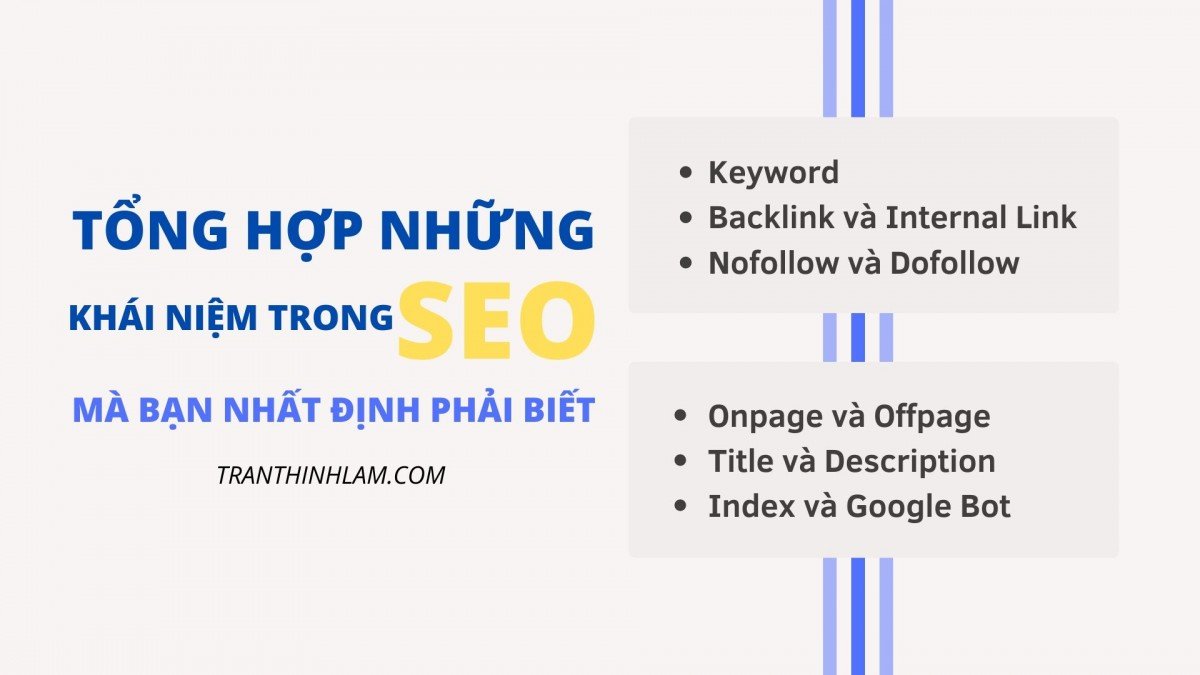 những khái niệm trong SEO mà bạn nhất định phải biết