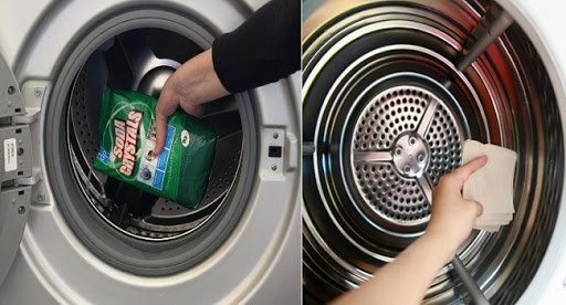 Hướng dẫn vệ sinh máy giặt cửa trên đúng cách - Việt Long