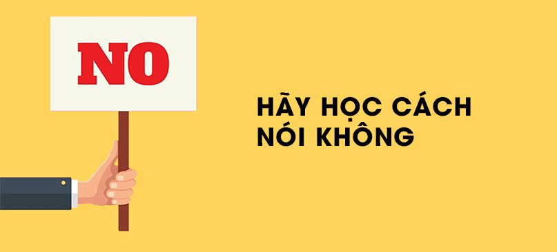 hãy học cách nói không